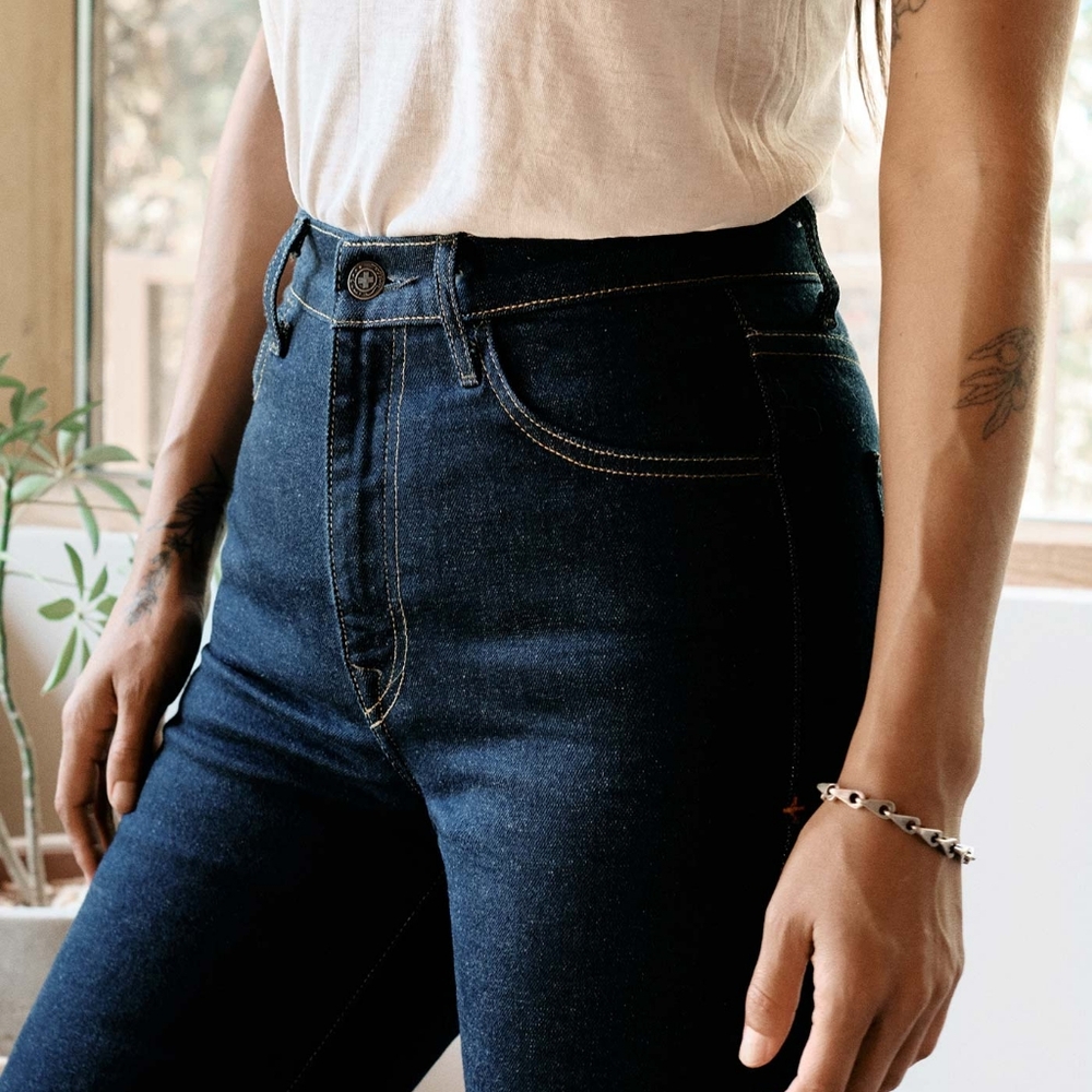 imogene + willie Elizabeth jeans, dark indigo 24r